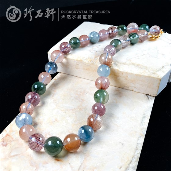 珍石轩天然彩兔毛水晶项链 (4) 珍石轩天然彩兔毛水晶项链 (4)
