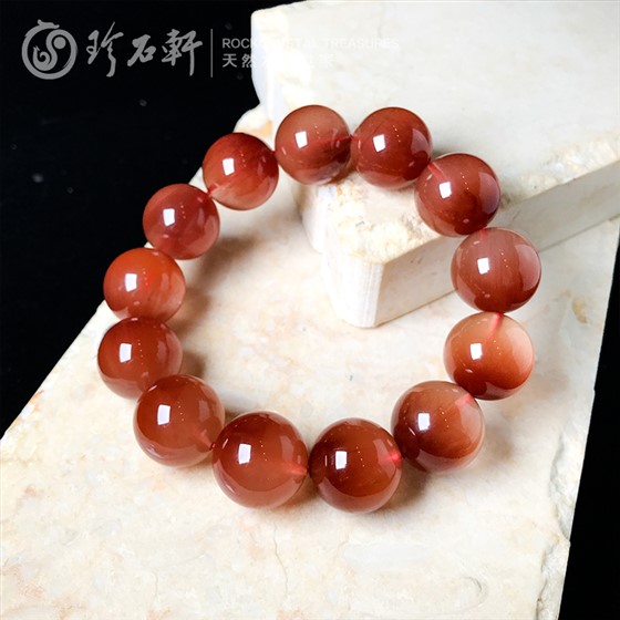 珍石轩天然焦糖兔毛水晶手链 (2) 珍石轩天然焦糖兔毛水晶手链 (2)