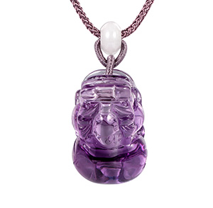 紫水晶貔貅链坠