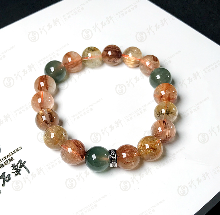 铜发晶手链