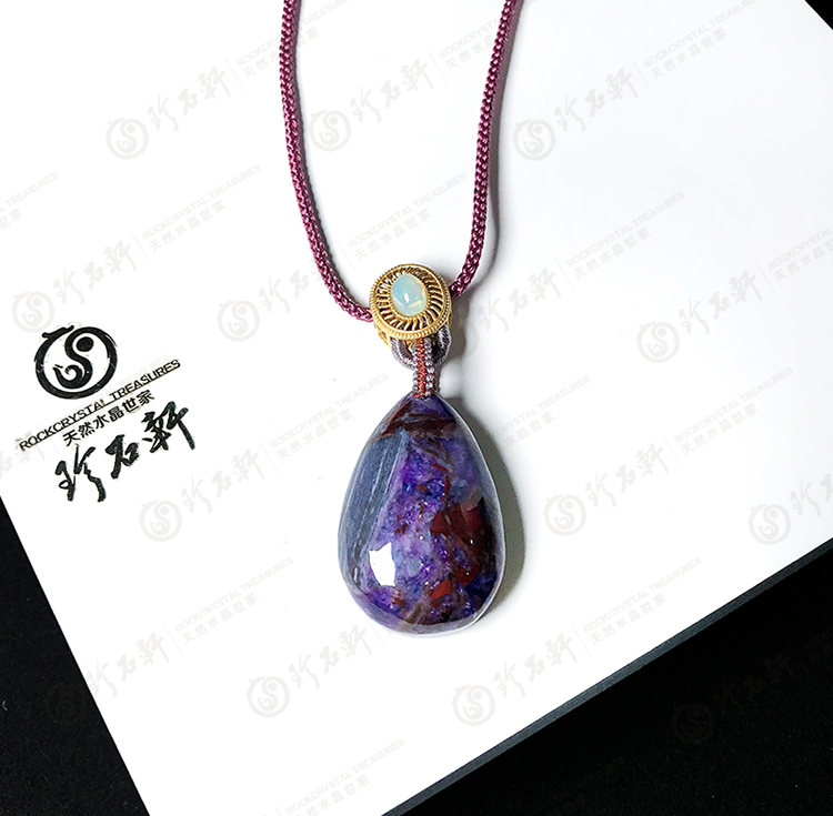 S925银镶舒俱来链坠